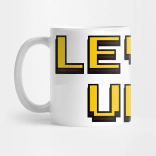 Pixelated pixel LEVEL UP 3D Mug